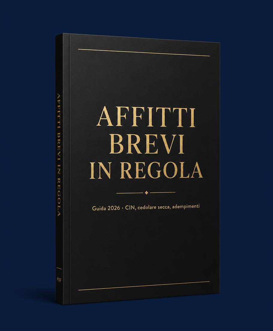 Copertina della guida PDF Affitti Brevi in Regola 2026